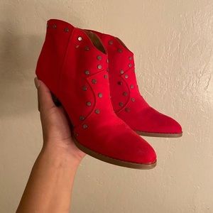 Red booties